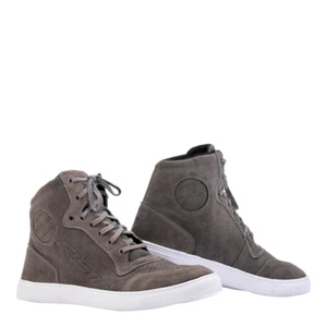 RST HITOP Gris Gamuza Moto Tenis Informales de Calle Motocicleta/Scooter Botas Cortas - Imagen 1 de 5