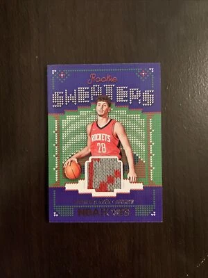 Alperen Sengun 2021-22 Panini NBA Hoops Winter ROOKIE SWEATERS Relic #RSW-AS - Image 1 of 2