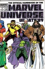 Official Handbook of the Marvel Universe Update '89 #6 VF- 7.5 1989 Stock Image