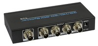 1080P SDI Splitter 1x4 1 SD/HD/3G-SDI signal input to 4 SDI output+Power Adapter