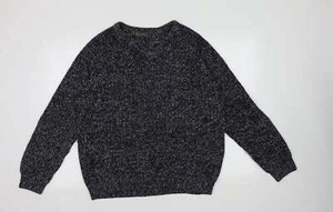 EWM Mens Blue Acrylic Blend Sweatshirt Size M - Picture 1 of 12