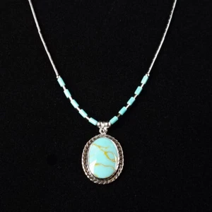 Indianerschmuck Halskette Türkis* Southwestern Style Westernschmuck S425 - Bild 1 von 4