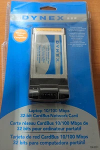 Dynex DX-E202 10/100 MBPS Ethernet Card BUS Network Card PCMCIA for Laptop - Picture 1 of 1