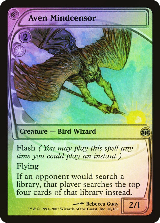 MTG FOIL Aven Mindcensor  - Future Sight #18 - Image 1 of 1