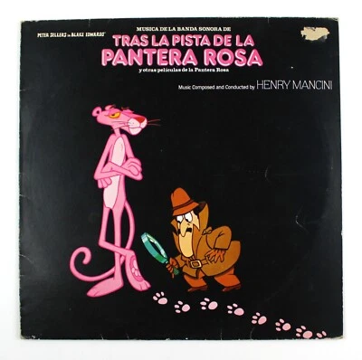 1982 TRAIL OF THE PINK PANTHER Spanish 12" Vinyl Record Edwards, Sellers, Niven - Image 1 of 4