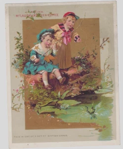 Victorian McLaughlin Coffee Trade Card 7" X 5 1/2"Minty (McL-33) - Picture 1 of 2