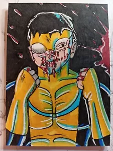 Invincible 1/1 Original Sketchkarte von JACS - Bild 1 von 3
