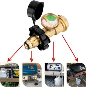 Propan Tankanzeige RV QCC Adapter Gasflasche Füllstandsanzeige Druckmesser - Bild 1 von 7