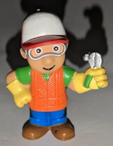 Mattel Handy Manny With Squeeze Pliers Tool Toy Figure 2.5" Tall Disney Jr HTF - Picture 1 of 6