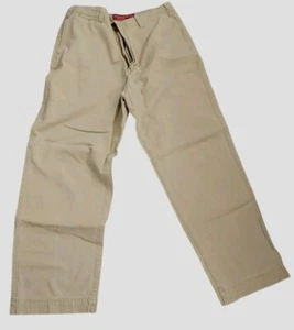Abercrombie & Fitch Vintage Chino Pants 34x32 Brown Heavy - Picture 1 of 9