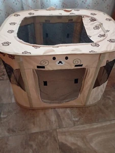 Katzenbox, Hundebox, Katzenzelt, Transportzelt Haustier Reisen faltbar 90x70x60 - Bild 1 von 8