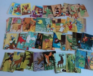vintage WALT DISNEY 271 Trading CARD STICKERS & ALBUM 1970s Americana - Bild 1 von 12