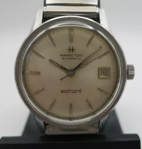 Nicht laufende Hamilton Estoril 300 Edelstahl Schweizer Automatik Uhr - 64003-3 - Bild 1 von 15