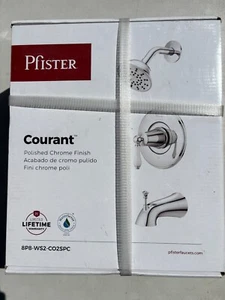 Pfister 8P8-WS2-CO2SPC Courant Single-Handle Tub & Shower Faucet Polished Chrome - Picture 1 of 2