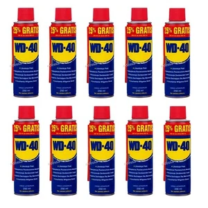 10x WD40 Multifunktionsöl Kriechöl Rostlöser 250ml Dose mit Spührohr AMT01501 - Bild 1 von 4