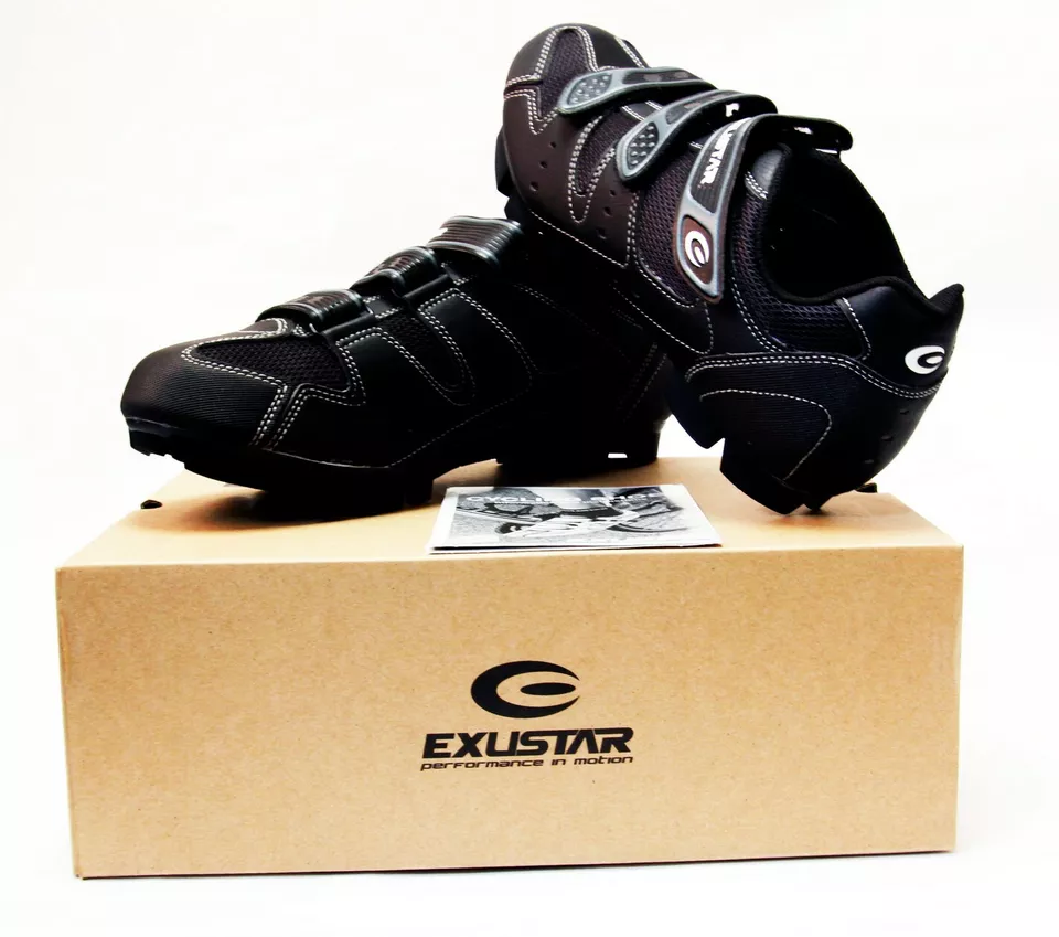 Zapatos de bicicleta Exustar E-SM324 MTB para Shimano SPD para hombre talla en EURO42/US9 Foto 1 de 4