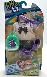 Littles BABY ALIVE Little Styles Listo para Escuela Traje Gafas Mochila Zapatos - Imagen 1 de 7