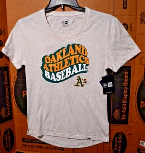 Camisa/top mujer New Era Oakland Athletics espalda abierta talla pequeña nueva con etiquetas - Imagen 1 de 7