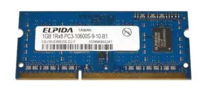 Elpida 1GB PC3-10600 DDR3-1333MHz Laptop Memory RAM EBJ10UE8BDS0-DJ-F SODIMM - Picture 1 of 1