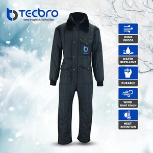 Tecbro Chill Bloc Men's Insulated Coverall Extreme Cold Weather Freezer Suit -50 - Picture 1 of 12