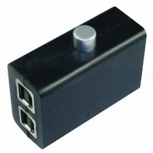 USB Device Sharing Share Switch Box Hub 2 Ports PC Computer Scanner Printer F - Picture 1 of 4