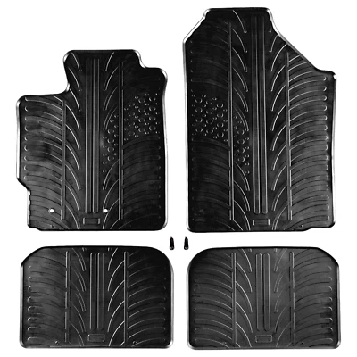 Alfombrillas de goma para auto Toyota Yaris alfombras de alta resistencia para todo tipo de clima revestimientos automáticos Foto 1 de 4