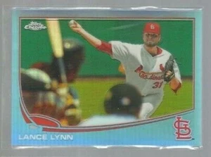2013 Topps Chrome Blue Refractors #7 Lance Lynn 100/199 (ref55625) - Picture 1 of 1