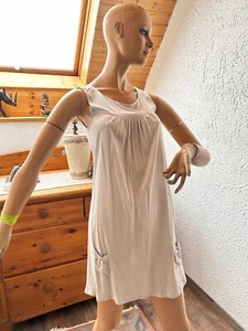 Oui Set Damenkleid silbergrau Gr. 38 - Bild 1 von 3