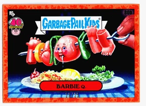 2025 Garbage Pail Kids 40th Anniversary ORANGE 80b Barbie Q SP Card /25 - Picture 1 of 2