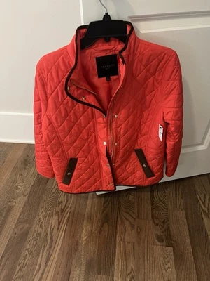 Talbots Quilted Barn Jacket Size MP NWT - Image 1 of 4