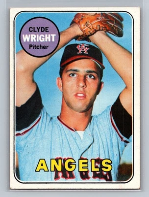 1969 Topps  Clyde Wright #583 - California Angels - EX to NEAR MINT - Image 1 of 2