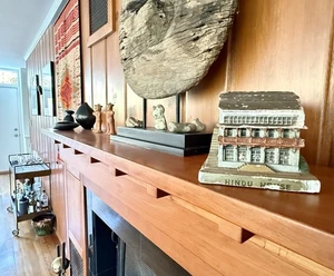 Raro Museo de Arte WPA de 1920 Phila PA Modelo de Yeso Pesado Casa Hindú Vivienda - Imagen 1 de 17