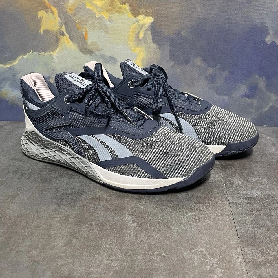 Reebok Nano X FV6767 Women's Blue CrossFit Trainning Shoes Size 9 - Image 1 of 4