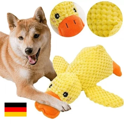 Antistress Ente Hund Interaktives Spielzeug Plüsch Kauspielzeug für Hund ruhig~ - Bild 1 von 4