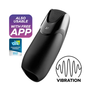 Vibrierender Masturbator für Männer Bluetooth Satisfyer Men Vibration+ Waterproof - Bild 1 von 6