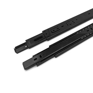 Black Drawer Slides (PAIR) R2422K Width: 1.77'' Length: 21.65'' CLEARANCE SALE!! - Picture 1 of 2