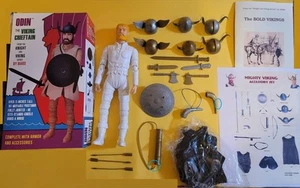 Marx Odin Wikinger Häuptling 2001 Figur + 25 Zubehörteile + Box Ritter Serie West - Bild 1 von 12