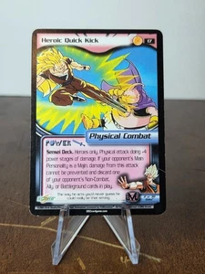 2003 Score DBZ CCG - Heroic Quick Kick - Buu Saga - #17 Unlimited MP - Picture 1 of 2