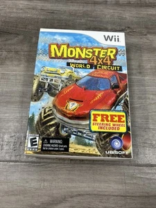 Monster 4x4: World Circuit w/Steering Wheel (Nintendo Wii) NEW - Picture 1 of 5
