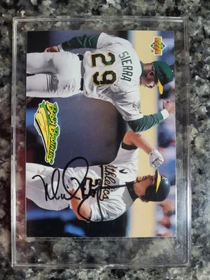 Mark McGwire Autographed Bash Brothers Baseball Card - Image 1 of 2