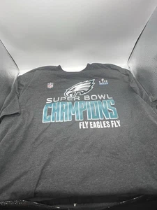 Philadelphia Eagles NFL Pro Line Heathered Charcoal Super Bowl Herren T-Shirt XLT - Bild 1 von 2