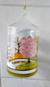 Mundgeblasene Glaskunst,handgemalte Dekoration, 4 Jahreszeiten - Bild 1 von 3