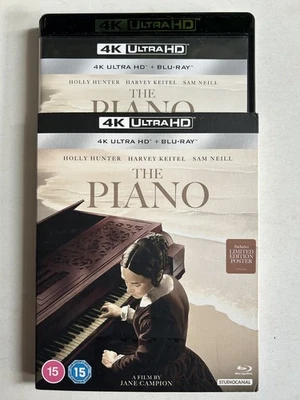 The Piano 4k Ultra HD Blu-Ray Jane Campion Holly Hunter + Slipcover & Poster - Image 1 of 2