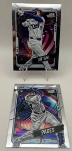 SHOHEI OHTANI 2024 Topps Cosmic Chrome + Andy Pages Rookie DODGERS SP - Picture 1 of 5