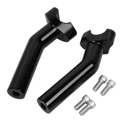 6.5" Black Pullback Handlebar Riser For Harley Softail FLSTN FXSTC Fat Boy FLSTF - Image 1 of 4