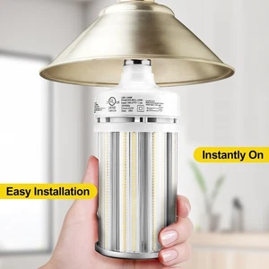 LED Corn Light 125W E39 Retrofit Warehouse Garage Bulbs Replace 600 Watt MH/HPS - Picture 1 of 11