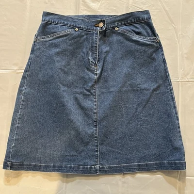 Falda vaquera Woolrich vintage original para exteriores hasta la rodilla talla 4 o 6 Foto 1 de 4