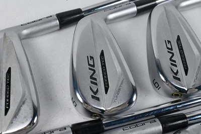 Cobra King Forged Tec 2020 Irons / 4-PW / Stiff Flex KBS $-Taper Lite Shafts - Image 1 of 4