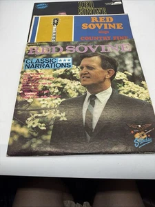 Rare Autographed LP-RED SOVINE-Classic Narrations-1975- Plus 2 Other LP’s - Imagen 1 de 14