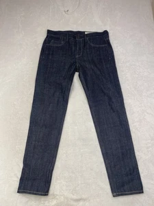 AllSaints Raw Iggy Jeans Selvedge Denim Dark Wash Slim Fit Spitalfields - Picture 1 of 13